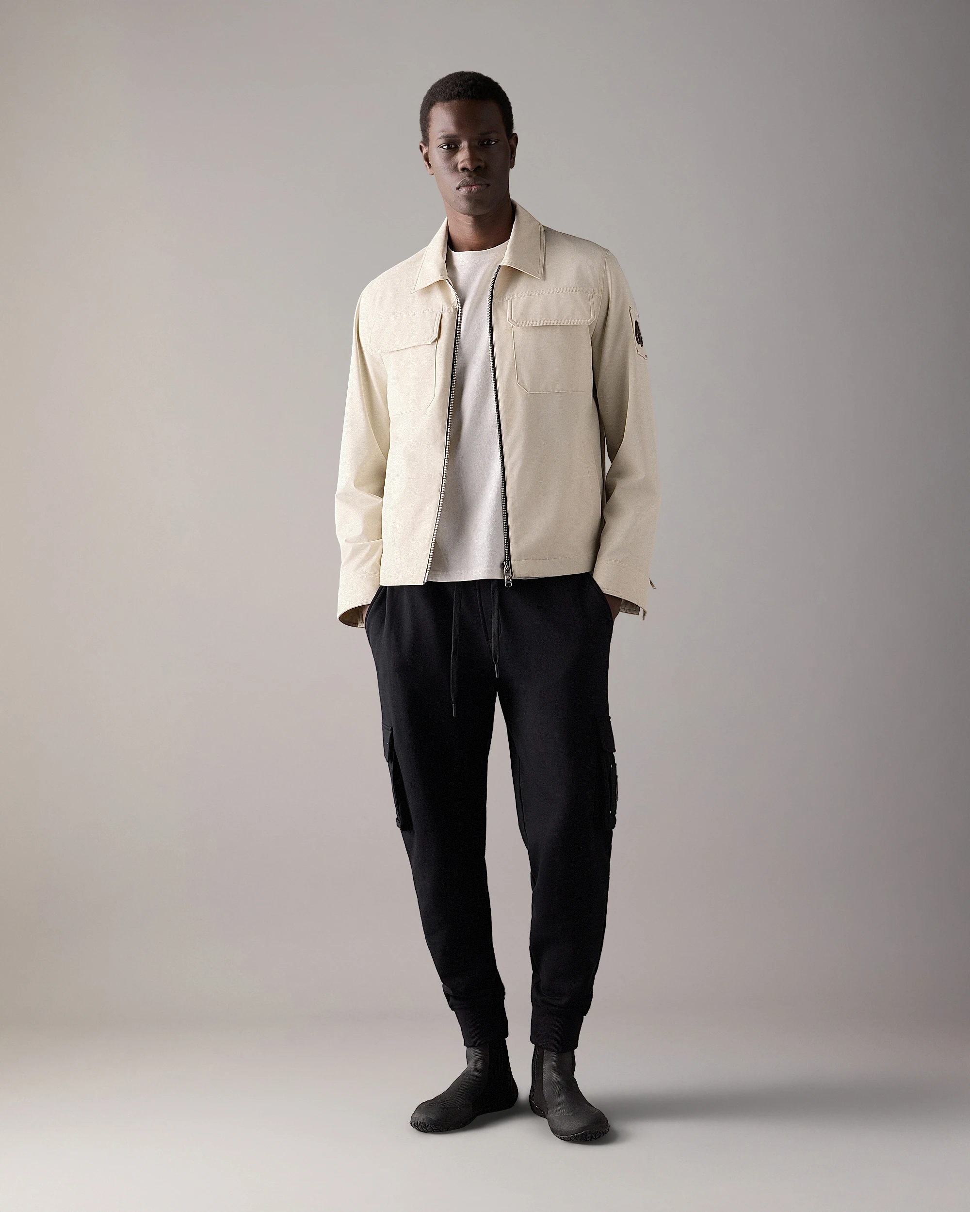 JACQUES Shirt Jacket Alabaster