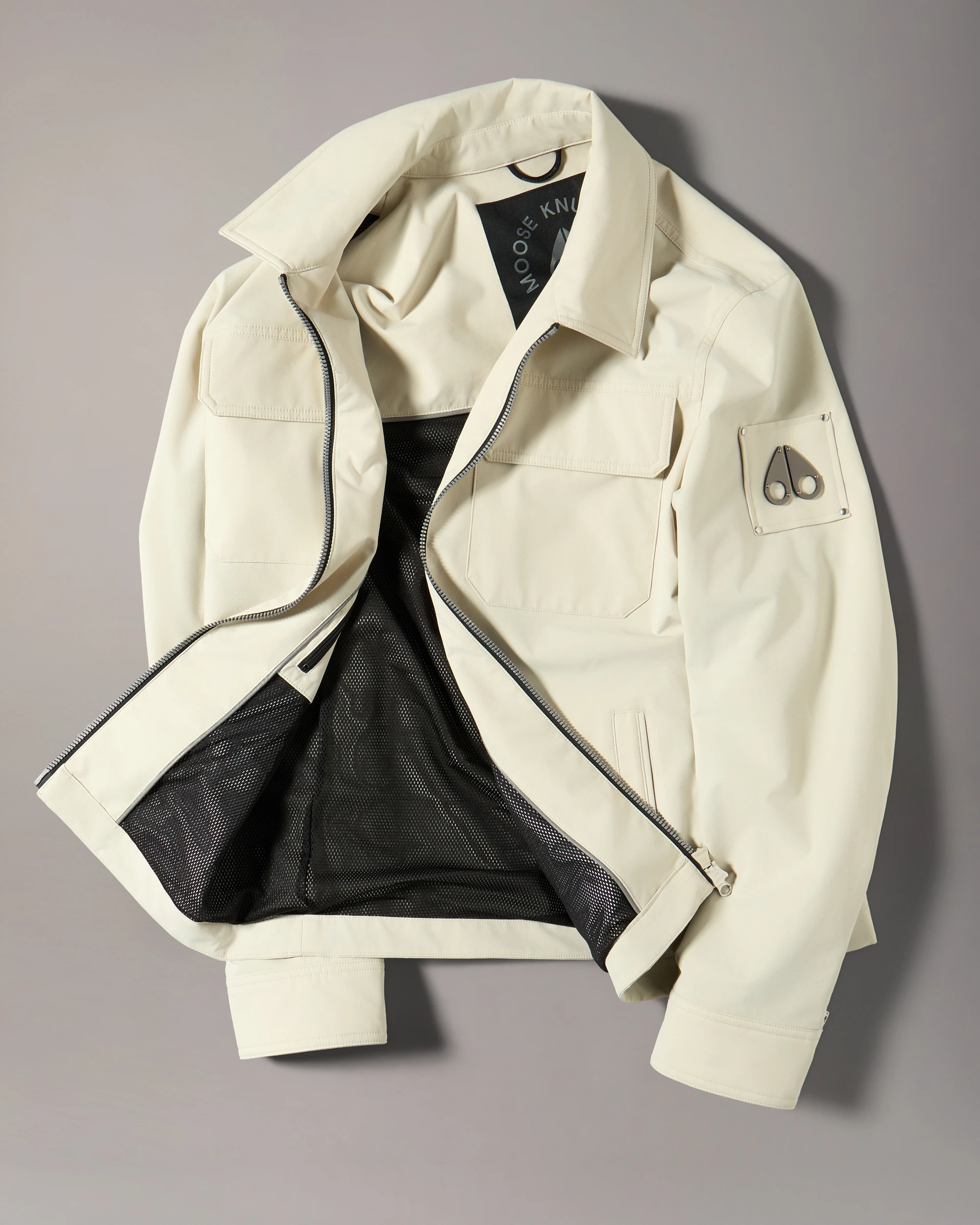 JACQUES Shirt Jacket Alabaster