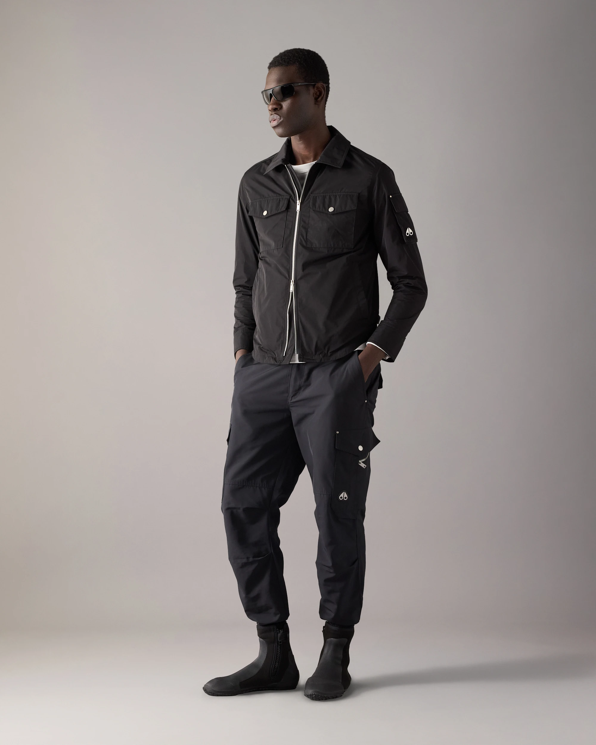 CHARLESBOURG Shirt Jacket Black