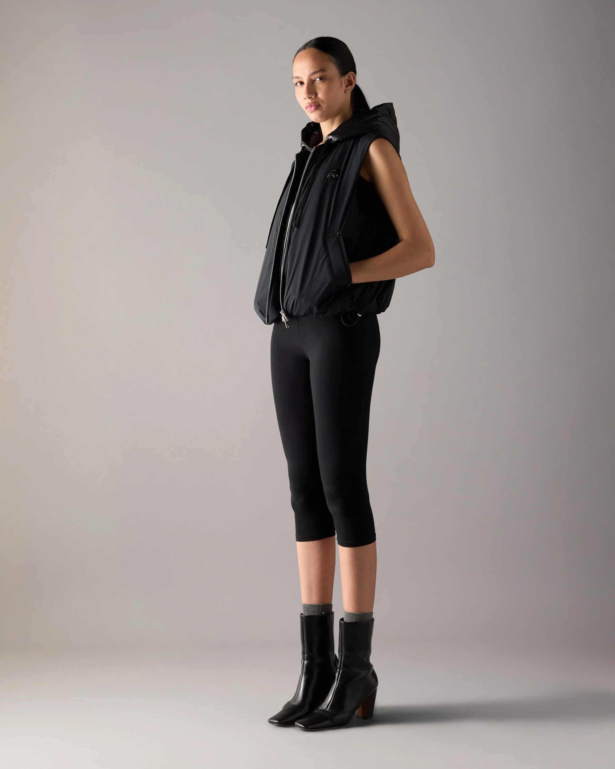 TEGAN Down Vest Black